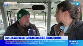Mobilisation des agriculteurs dans le 06 : Au coeur du convoi