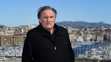 Gérard Depardieu à Marseille le 18 février 2018.