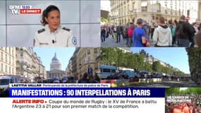 Selon la porte-parole de la préfecture de police de Paris, "la stratégie des forces de l'ordre porte ses fruits"