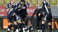 Les Girondins à la fête... Mais sans leur public.