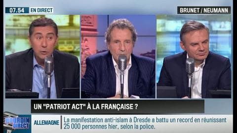 Brunet & Neumann : Menace djihadiste : Faut-il un "Patriot Act" à la française ? - 13/01