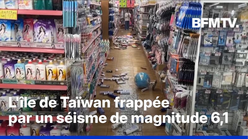 Taïwan: l'île frappée par un séisme de magnitude 6,1