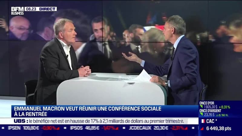François Hommeril (CFE-CGC) : Les dossiers sociaux qui attendent Emmanuel Macron - 26/04