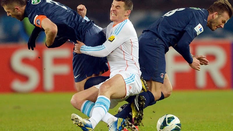 Jérémy Ménez, Joey Barton et David Beckham