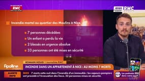 Incendie dans un appartement à Nice : au moins 7 morts