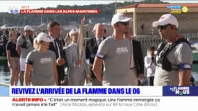 JO 2024: retour en images sur l'arrivée de la flamme olympique dans les Alpes-Maritimes