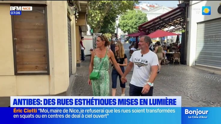 Antibes : des rues esthétiques "instagrammables" mises en lumière