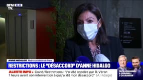 Restrictions sanitaires à Paris: Anne Hidalgo exprime son "désaccord" sur les mesures envisagées