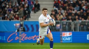 Mathieu Jalibert avec le XV de France pendant la tournée d'automne 2021