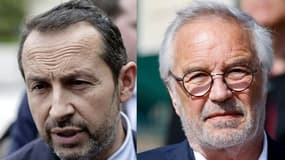 Sébastien Chenu et François Rebsamen - AFP Archvies