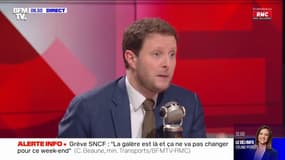 La grève à la SNCF va coûter "autour d'une centaine de millions d'euros", d'après Clément Beaune