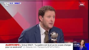 La grève à la SNCF va coûter "autour d'une centaine de millions d'euros", d'après Clément Beaune