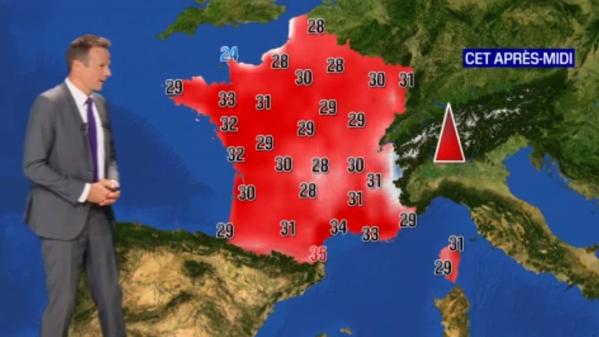 Les températures pour ce samedi 24 juin 2023 Les températures pour ce samedi 24 juin 2023
