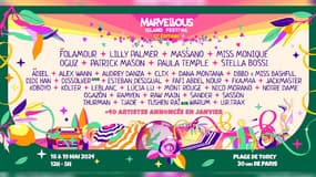 Le Marvellous Island Festival est de retour pour une 12e édition qui se déroulera les 18 et 19 mai 2024 sur la plage de Torcy