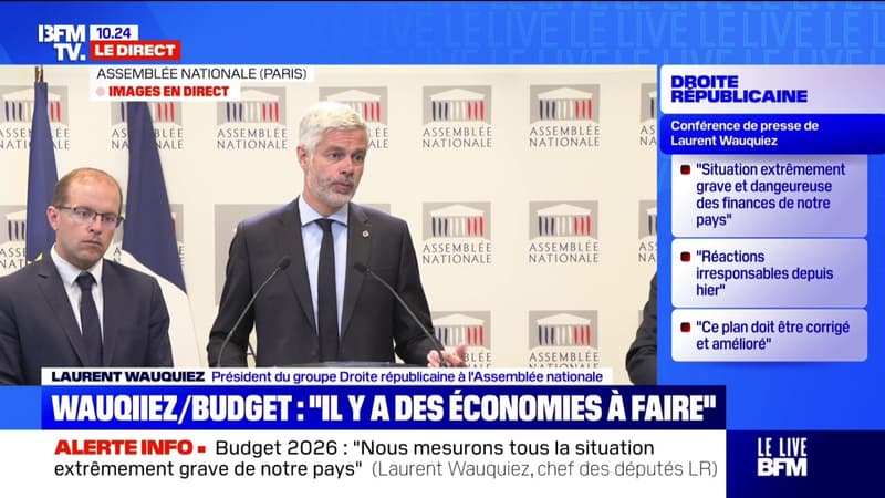 Budget 2026: Laurent Wauquiez souhaite 