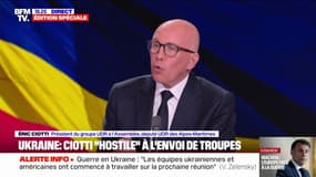 "On ne partage pas la doctrine dissuasion nucléaire": Éric Ciotti se dit "totalement opposé" à placer l'Europe sous le parapluie nucléaire français