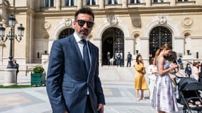 Ezequiel Lavezzi en marge du mariage de Marco Verratti à Paris en 2021