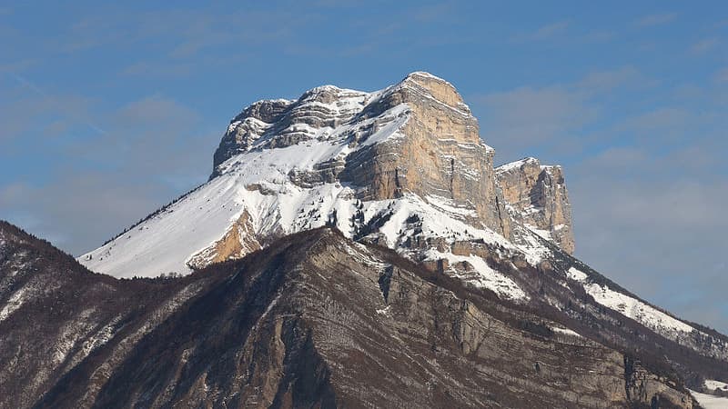 La dent de Crolles, en Isère. 