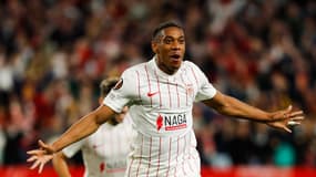 FC Séville : la joie d'Anthony Martial