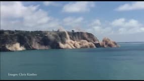 Nouvelle-Zélande: une falaise s'écroule pendant un tremblement de terre