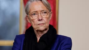 La ministre de l'Education Élisabeth Borne le 26 février 2025 à Paris