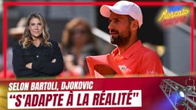 Tennis : "Il s'adapte à la réalité" Bartoli a pu échanger avec Djokovic