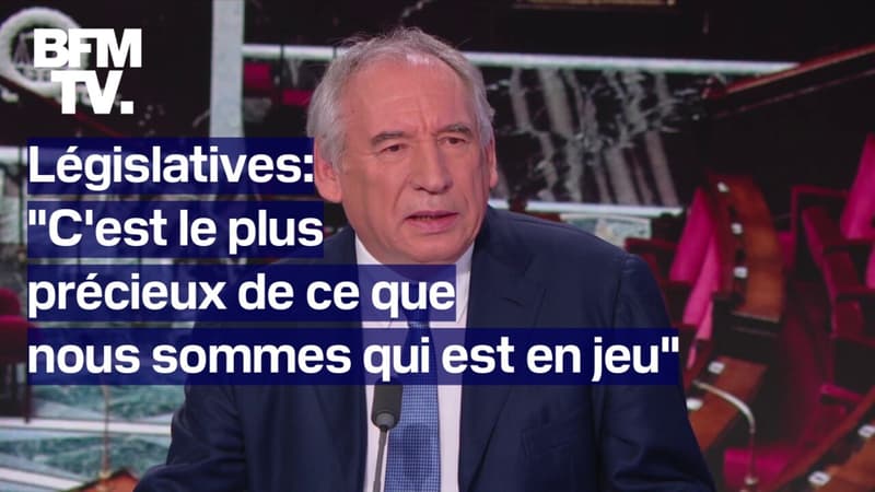 Législatives: l'interview de François Bayrou en intégralité