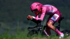 Tadej Pogacar lors de la 7e étape du Giro, le 10 mai 2024