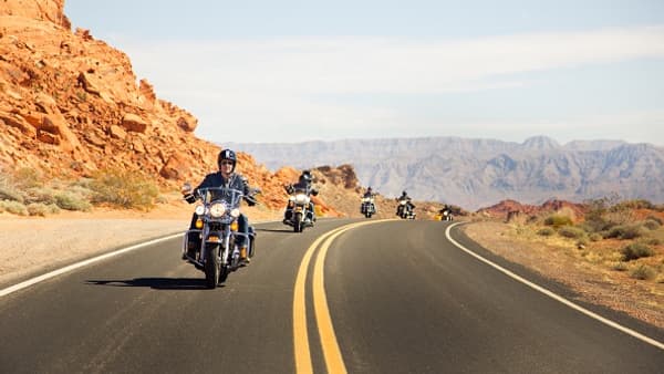 Ce spécialiste du voyage aux Etats-Unis offre notamment de vrais road-trips en Harley-Davidson. Ce spécialiste du voyage aux Etats-Unis offre notamment de vrais road-trips en Harley-Davidson.