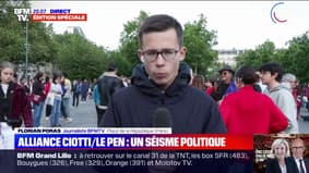 Paris: des manifestants se regroupent sur la place de la République pour faire front contre le Rassemblement national