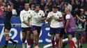 La joie de Damian Penaud et des Bleus face à la Nouvelle-Zélande lors de la Coupe du monde de rugby, le 8 septembre 2023.