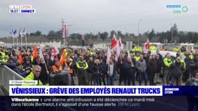 Vénissieux : grève des employés de Renault Trucks