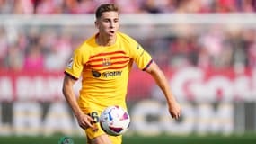 Fermin Lopez lors du match Gérone-Barça (3-2, Liga), le 4 mai 2024