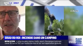 L'incendie dans un camping de Grau-du-roi est maîtrisé, une soixantaine bungalows ont été détruits annonce le maire