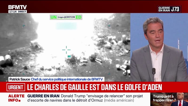 Détroit d'Ormuz: le Charles de Gaulle se trouve actuellement dans le golfe d'Aden