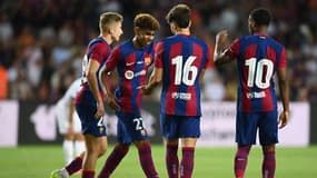 Lamine Yamal lors du trophée Gamper entre le Barça et Tottenham (4-2), le 8 août 2023