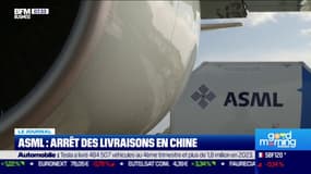 ASML : arrêt des livraisons en Chine