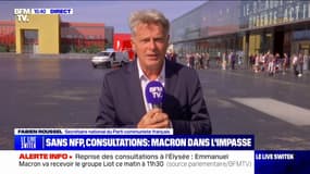 Nouveau gouvernement: "On va continuer de se battre", assure Fabien Roussel
