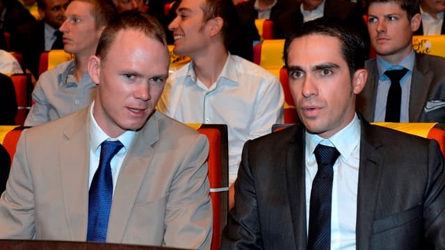 Christopher Froome et Alberto Contador