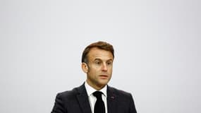 Emmanuel Macron à Strasbourg, le 23 novembre 2024