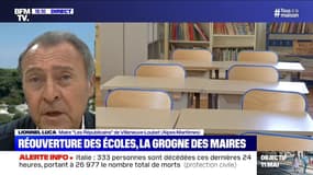 Lionnel Luca (LR) sur la réouverture des écoles: "Les maires seront les seuls responsables"