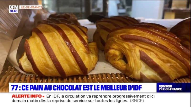 Seine-et-Marne: une boulangerie de Claye-Souilly fabrique le meilleur pain au chocolat d'Ile-de-France