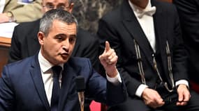 Gérald Darmanin à l'Assemblée nationale le 25 octobre 2022