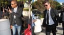 Pharrell Williams et Robin Thicke, au tribunal de Los Angeles, le 5 mars dernier.