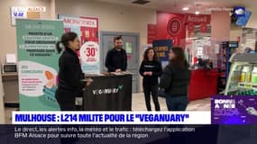 Mulhouse: L214 milite pour le Veganuary