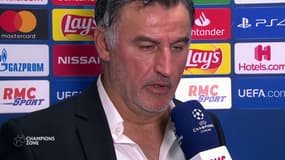 Christophe Galtier au micro de RMC Sport