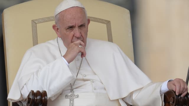 Le pape François.