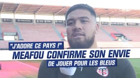 XV de France : "J'adore ce pays", Meafou confirme sa volonté de jouer pour les Bleus