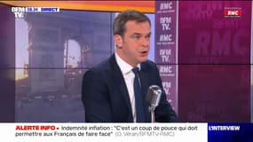 Olivier Véran sur "l'indemnité inflation": "On a souhaité quelque chose de simple, versé rapidement et automatiquement"