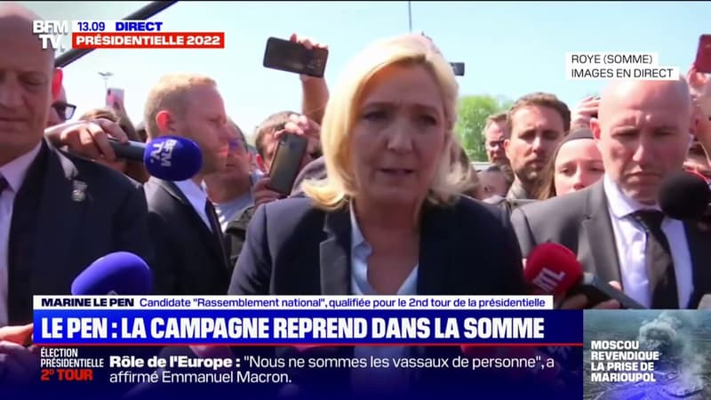 Marine Le Pen sur le débat: 